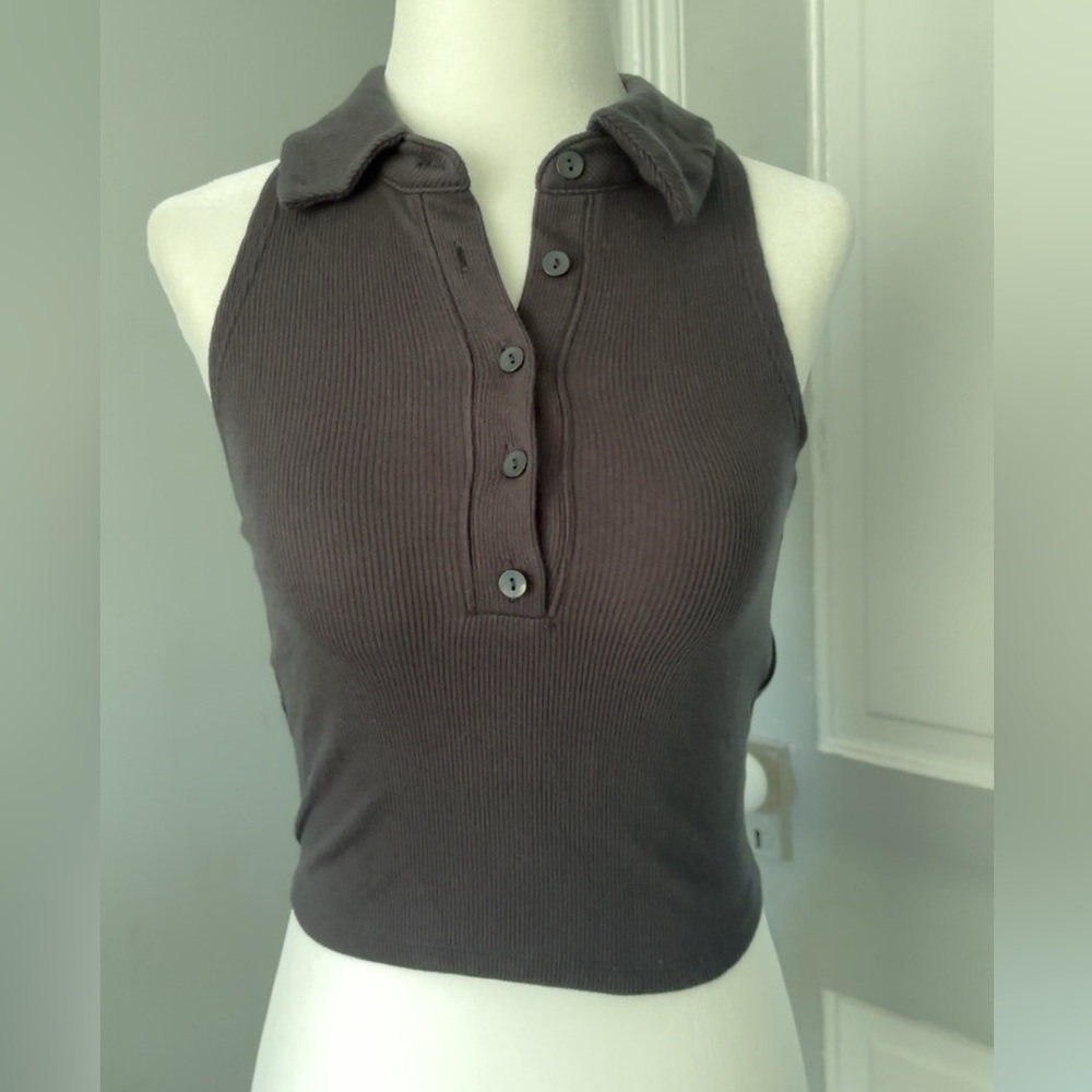 Abercrombie & Fitch Ribbed Tank Top